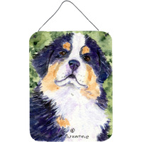 "Caroline's Treasures SS8837DS1216 Bernese Mountain Dog Aluminium Metal Wall or Door Hanging Prints, 16"" x 12"", Multicolor"