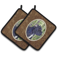 "Caroline's Treasures Cane Corso Pair of Pot Holders SS8841PTHD, 7.5HX7.5W, Multicolor"