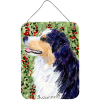 "Caroline's Treasures SS8845DS1216 Australian Shepherd Aluminium Metal Wall or Door Hanging Prints, 16"" x 12"", Multicolor"
