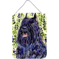"Caroline's Treasures SS8853DS1216 Bouvier Des Flandres Aluminium Metal Wall or Door Hanging Prints, 16"" x 12"", Multicolor"