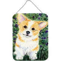 "Caroline's Treasures SS8854DS1216 Corgi Aluminium Metal Wall or Door Hanging Prints, 16"" x 12"", Multicolor"
