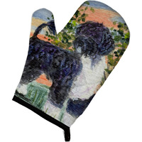 "Caroline's Treasures SS8855OVMT Portuguese Water Dog Oven Mitt, 12"" by 8.5"", Multicolor"