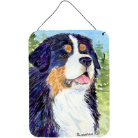 "Caroline's Treasures SS8867DS1216 Bernese Mountain Dog Aluminium Metal Wall or Door Hanging Prints, 16"" x 12"", Multicolor"