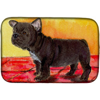 "Caroline's Treasures French Bulldog Dish Drying Mat, 14"" x 21"", Multicolor"