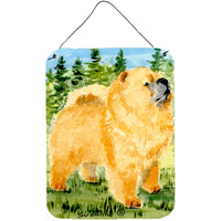 "Caroline's Treasures SS8871DS1216 Chow Chow Aluminium Metal Wall or Door Hanging Prints, 16"" x 12"", Multicolor"