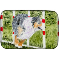 "Caroline's Treasures Australian Shepherd Dish Drying Mat, 14 X 21, Multicolor"