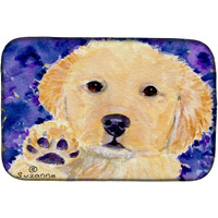 "Caroline's Treasures Golden Retriever Dish Drying Mat, 14 X 21, Multicolor"