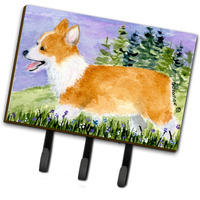 "Caroline's Treasures SS8912TH68 Corgi Leash Holder or Key Hook, Large, Multicolor"