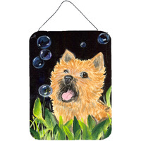 "Caroline's Treasures SS8928DS1216 Cairn Terrier Aluminium Metal Wall or Door Hanging Prints, 16"" x 12"", Multicolor"