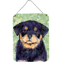 "Caroline's Treasures SS8929DS1216 Rottweiler Aluminium Metal Wall or Door Hanging Prints, 16"" x 12"", Multicolor"