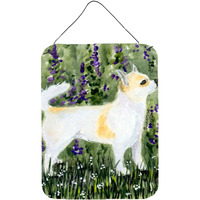"Caroline's Treasures SS8952DS1216 Chihuahua Aluminium Metal Wall or Door Hanging Prints, 16"" x 12"", Multicolor"