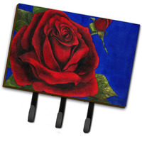 "Caroline's Treasures TMTR0226TH68 Rose by Malenda Trick Leash or Key Holder, Large, Multicolor"