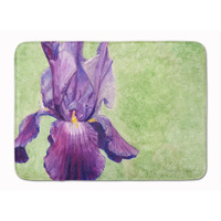 "Caroline's Treasures Purple Iris by Malenda Trick Floor Mat, 19"" x 27"", Multicolor"