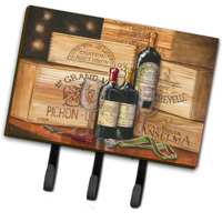 "Caroline's Treasures TMTR0254TH68 Wine Gran Vin by Malenda Trick Leash or Key Holder, Large, Multicolor"