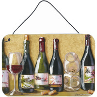 "Caroline's Treasures Wine Du Vin by Malenda Trick Wall or Door Hanging Prints TMTR0271DS812, 8HX12W, Multicolor"