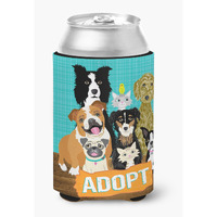 "Caroline's Treasures VHA3007CC Adopt Pets Adoption Can Or Bottle Hugger, Multicolor"