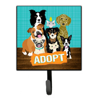 "Caroline's Treasures Pets Adoption Leash or Key Holder VHA3007SH4, Small, Multicolor"