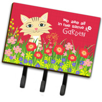 "Caroline's Treasures Garden Cat Leash or Key Holder VHA3009TH68, Triple, Multicolor"
