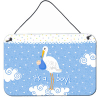"Caroline's Treasures Baby Boy Wall or Door Hanging Prints VHA3012DS812, 8"" x 12"", Multicolor"