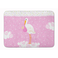 "Caroline's Treasures Baby Girl Floor Mat, 19"" x 27"", Multicolor"