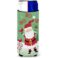 "Caroline's Treasures VHA3016MUK Merry Christmas Santa Claus Ho Ho Ho Michelob Ultra for Slim Cans, Multicolor"
