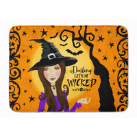 "Caroline's Treasures Halloween Wicked Witch Floor Mat, 19"" x 27"", Multicolor"