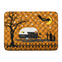 "Caroline's Treasures Halloween Vintage Camper Floor Mat, 19"" x 27"", Multicolor"