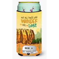"Caroline's Treasures Airstream Camper Camping Wander Tall Boy Beverage Insulator Hugger, Multicolor"
