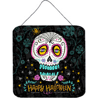 "Caroline's Treasures Happy Halloween Day of the Dead Wall or Door Hanging Prints, Multicolor"