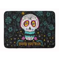 "Caroline's Treasures Happy Halloween Day of the Dead Machine Washable Memory Foam Mat, Multicolor"