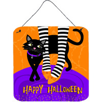 "Caroline's Treasures Halloween Witches Feet Wall or Door Hanging Prints, Multicolor"