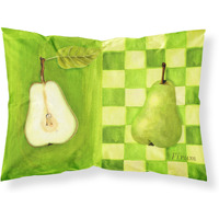 "Caroline's Treasures Pear by Ute Nuhn Fabric Standard Pillowcase WHW0121PILLOWCASE, Multicolor"