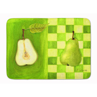"Caroline's Treasures Pear by Ute Nuhn Floor Mat, 19"" x 27"", Multicolor"