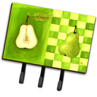 "Caroline's Treasures WHW0121TH68 Pear by Ute Nuhn Leash or Key Holder, Large, Multicolor"