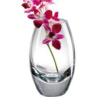 Radiant European Mouth Blown Crystal 9" Vase  - The Bomb!