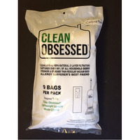 Clean Obsessed Co202 Ltwt Upt HEPA Filter Bags 9/pk