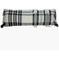 Parkland Collection Minos Transitional White Throw Pillow