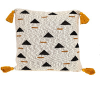 Parkland Collection Poki Transitional Beige Throw Pillow