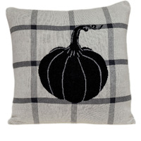Parkland Collection Big Max Transitional Grey Throw Pillow