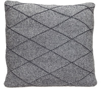 Parkland Collection Grampy Transitional Grey Throw Pillow