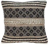 Parkland Collection Nate Transitional Brown Throw Pillow