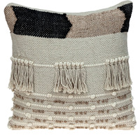 Parkland Collection Taj Transitional Ivory Throw Pillow