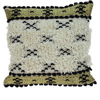 Parkland Collection Leopold Transitional Ivory Throw Pillow