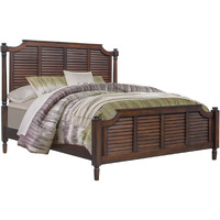 Sunset Trading Bahama Shutter Wood Queen Bed