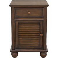 Sunset Trading Bahama Shutter Wood Nightstand