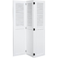 Sunset Trading White Shutter Wood Room Divider