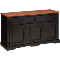 Sunset Trading Black Cherry Selections Treasure Buffet | Antique Black and Cherry