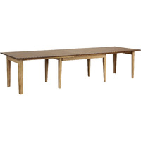 Sunset Trading Brook 134" Rectangular Extendable Dining Table | Seats 12