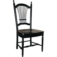 Sunset Trading Black Cherry Selections Allenridge Dining Chair | Antique Black | Set of 2