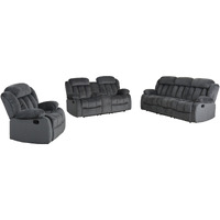 Sunset Trading Madison 3 Piece Reclining Living Room Set